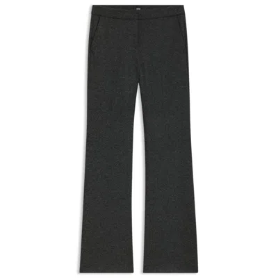 Hugo Boss Slim-fit Pants In Wool Twill With Stretch