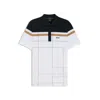 Hugo Boss Slim-fit Polo Shirt In Quick-dry Stretch Cotton In White