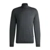 Hugo Boss Slim-fit Rollneck Sweater In Merino Wool In Grey