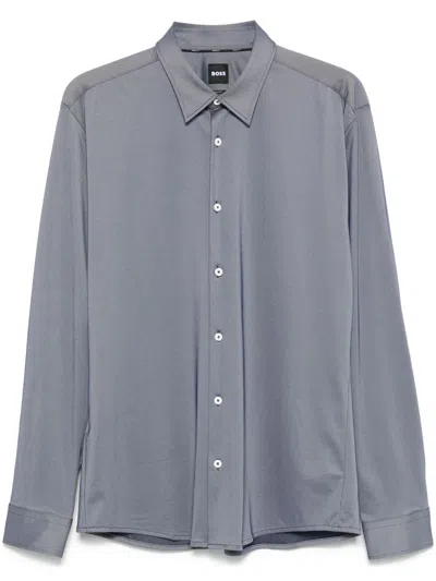Hugo Boss Slim-fit Shirt In Blue
