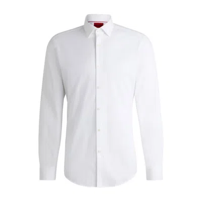 HUGO BOSS SLIM-FIT SHIRT IN EASY-IRON COTTON POPLIN