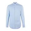 Hugo Boss Slim-fit Shirt In Easy-iron Poplin In Blue