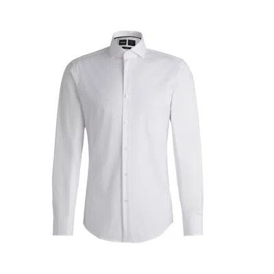 HUGO BOSS SLIM-FIT SHIRT IN EASY-IRON POPLIN