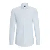 HUGO BOSS SLIM-FIT SHIRT IN EASY-IRON STRUCTURED STRETCH COTTON