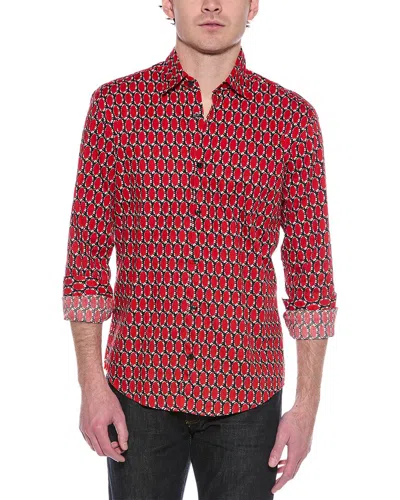 Hugo Boss Slim Fit Shirt In Red