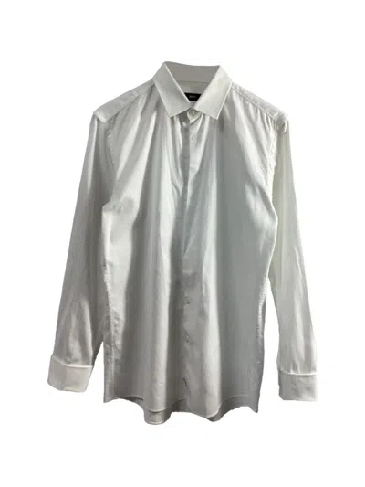 Pre-owned Hugo Boss Slim-fit Shirt In White