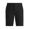Hugo Boss Slim-fit Shorts In Water-repellent Stretch Fabric In Black