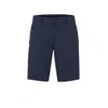 Hugo Boss Slim-fit Shorts In A Cotton Blend In Blue