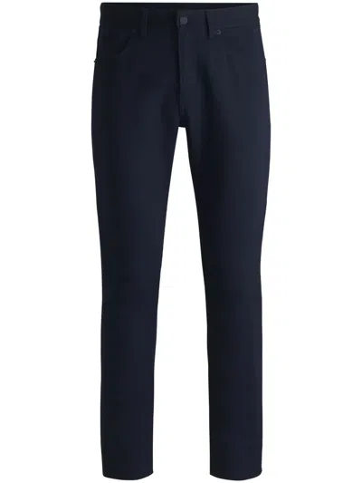 Hugo Boss Slim-fit Straight Jeans In Blue