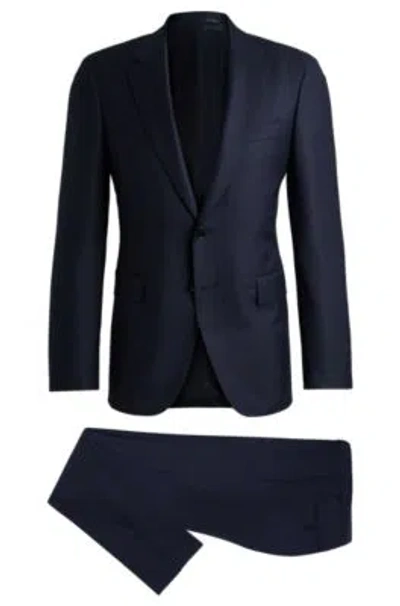 HUGO BOSS SLIM-FIT SUIT IN STRIPED WOOL