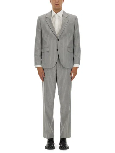HUGO BOSS SLIM FIT SUIT WITH STRIPED PATTERN