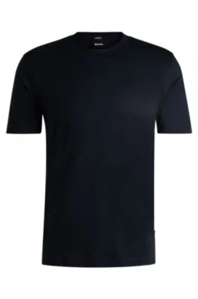 HUGO BOSS SLIM-FIT T-SHIRT IN MERCERIZED COTTON