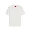 Hugo Boss Slim-fit T-shirt In Stretch Cotton With Stand Collar In White