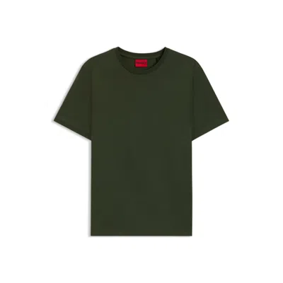 HUGO BOSS SLIM-FIT T-SHIRT WITH MERCERIZED COTTON