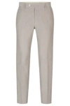 Hugo Boss Slim-fit Trousers In Beige