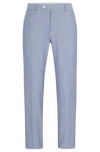 Hugo Boss Slim-fit Trousers In Dark Blue