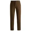 Hugo Boss Boss Slim Fit Pants In Green