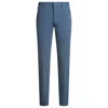 Hugo Boss Mens Slim Fit Chinos In Stretch-cotton Satin In Blue
