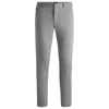 Hugo Boss Slim-fit Trousers In Cotton In Light Grey