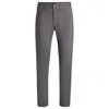 Hugo Boss Slim-fit Chinos In Stretch-cotton Satin In Grey