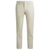 Hugo Boss Slim-fit Trousers In Stretch Cotton In White