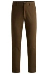 Hugo Boss Boss Slim Fit Pants In Light Green