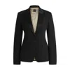 Hugo Boss Slim-fit Tuxedo Jacket With Satin Trims In Black