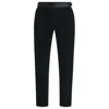 Hugo Boss Slim-fit Tuxedo Trousers In Cotton Velvet
