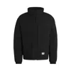 Hugo Boss Slim-fit Water-repellent Puffer Jacket With Logo Label In Black