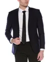 Hugo Boss Slim Fit Wool-blend Suit Jacket In Blue
