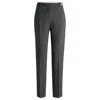 Hugo Boss Slim-leg Trousers In Checked Stretch Fabric In Multi