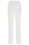 Hugo Boss Slim-leg Trousers In White