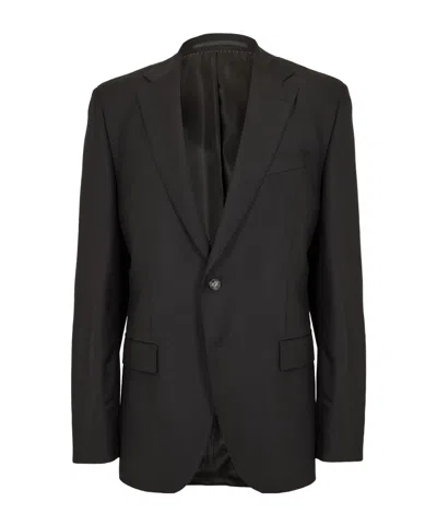 Hugo Boss Slim-fit Blazer In Black