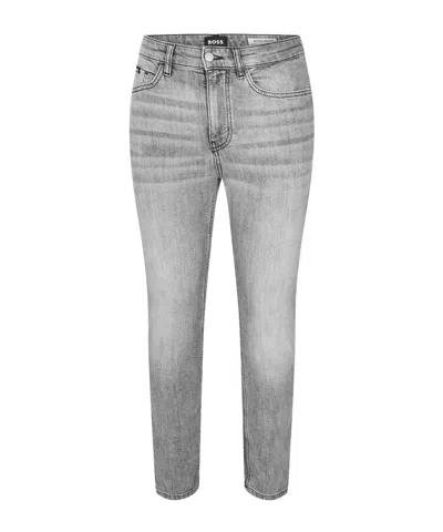 Hugo Boss Slim-fit Jeans In Grey