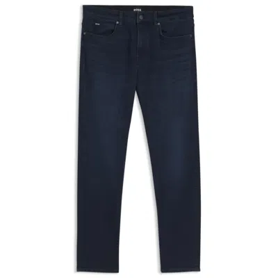 Hugo Boss Slim-fit Jeans In Stretch Cotton Blend In Blue