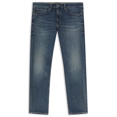 Hugo Boss Slim-fit Jeans In Stretch Cotton Blend In Blue