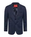 Hugo Boss Single-breasted Suit Jacket In Blue