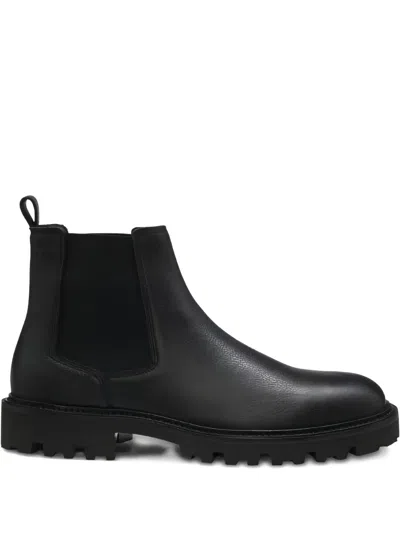 Hugo Boss Slip-on Chelsea Boots In Black