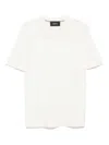Hugo Boss Slub-texture T-shirt In White