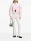 Hugo Boss Smiley-face Pocket Bomber Jacket In White