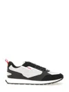 Hugo Boss Low-top Black And White Sneaker In Black