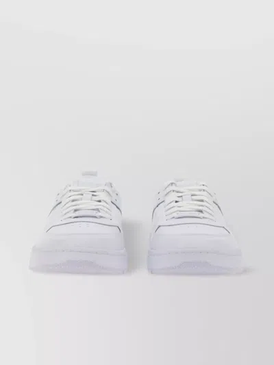 Hugo Boss Sneaker With Perforated Toe And Logo In Gray