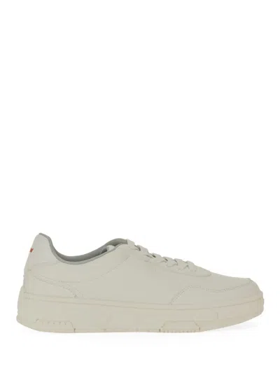 Hugo Boss Sneaker With Zigzag Detail In White