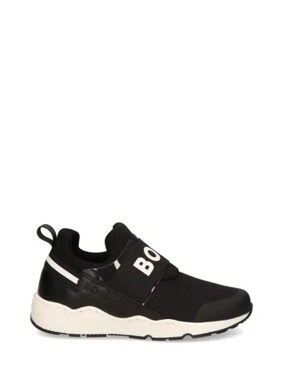 Hugo Boss Boss Boys Black Trainers