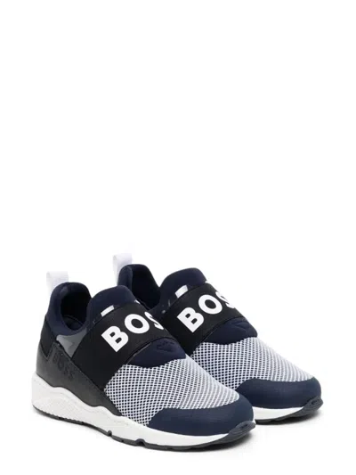 Hugo Boss Kids' Sneakers In Blue