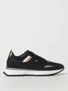 Hugo Boss Running-style Trainers With Eva-rubber Outsole In Black