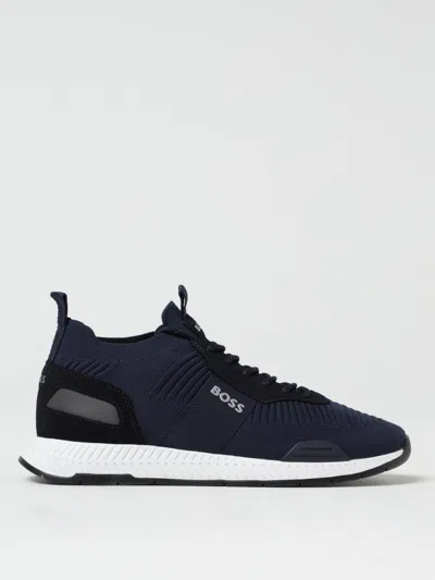 HUGO BOSS SNEAKERS BOSS MEN COLOR BLUE,426754009