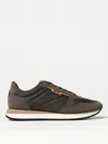 Hugo Boss Contemporary Breathable Dark Green Sneakers For Men In Grün