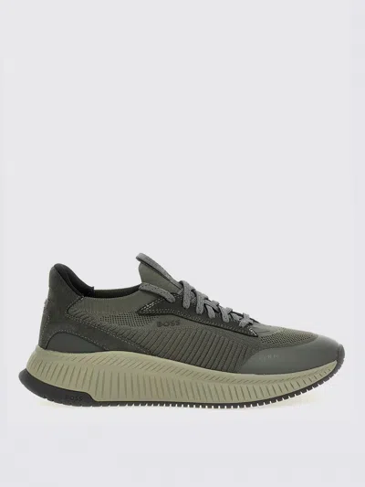 Hugo Boss Sneakers Boss Men Color Military In Military
