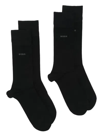 Hugo Boss Socks In Black